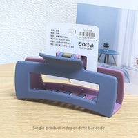 Korean Colour Contrast Hair Claw Clip for Women – Matte Pastel Orchid Claw (10.5cm)