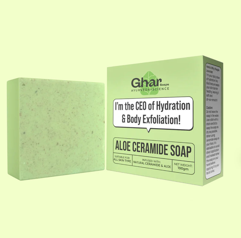 Aloe Ceramide Bar Soap — Hydrating & Skin-Restoring