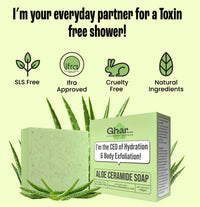 Aloe Ceramide Bar Soap — Hydrating & Skin-Restoring